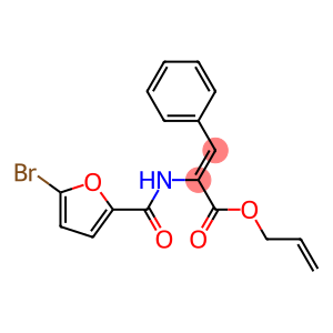 allyl 2-[(5-bromo-2-furoyl)amino]-3-phenylacrylate