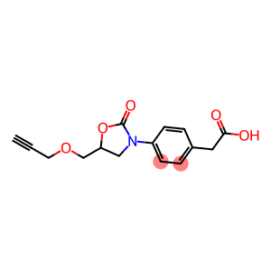 4-[2-Oxo-5-(2-propynyloxymethyl)oxazolidin-3-yl]phenylacetic acid