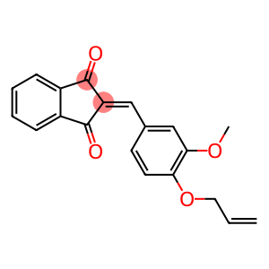 2-[4-(allyloxy)-3-methoxybenzylidene]-1H-indene-1,3(2H)-dione