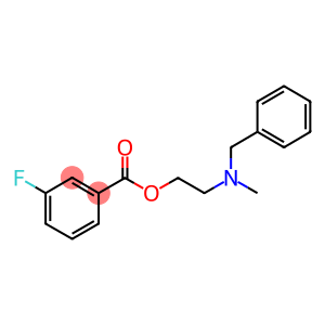 2-[benzyl(methyl)amino]ethyl 3-fluorobenzoate