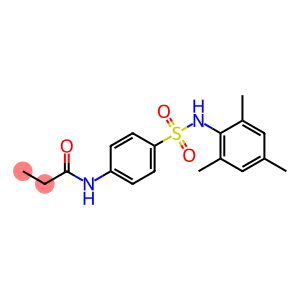 N-{4-[(2,4,6-trimethylphenyl)sulfamoyl]phenyl}propanamide