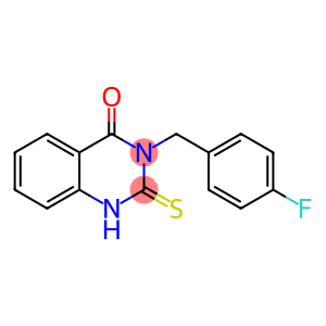 3-(4-氟苄基)-2-硫代-2,3-二氢喹唑啉-4(1H)-酮