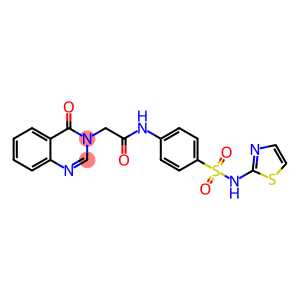 2-(4-oxo-3(4H)-quinazolinyl)-N-{4-[(1,3-thiazol-2-ylamino)sulfonyl]phenyl}acetamide