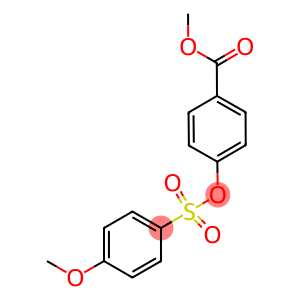 methyl 4-{[(4-methoxyphenyl)sulfonyl]oxy}benzoate