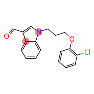 1-[3-(2-CHLOROPHENOXY)PROPYL]-1H-INDOLE-3-CARBALDEHYDE