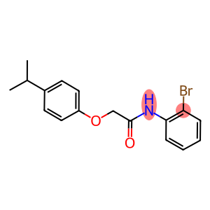 N-(2-bromophenyl)-2-(4-propan-2-ylphenoxy)acetamide