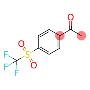 1-(4-(trifluoromethylsulfonyl)phenyl)ethanone