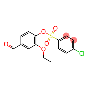 2-ethoxy-4-formylphenyl 4-chlorobenzenesulfonate