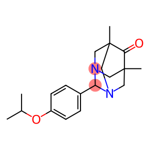 2-(4-isopropoxyphenyl)-5,7-dimethyl-1,3-diazatricyclo[3.3.1.1~3,7~]decan-6-one