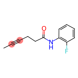 N-(2-fluorophenyl)hex-4-ynamide