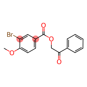 2-oxo-2-phenylethyl 3-bromo-4-methoxybenzoate