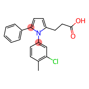 3-[1-(3-chloro-4-methylphenyl)-5-phenyl-1H-pyrrol-2-yl]propanoic acid
