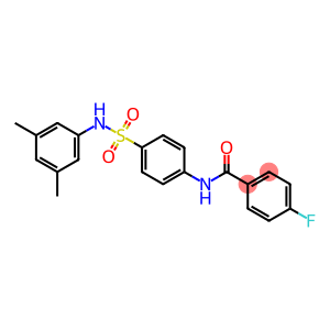 N-{4-[(3,5-dimethylphenyl)sulfamoyl]phenyl}-4-fluorobenzamide