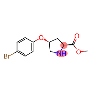 L-Proline, 4-(4-bromophenoxy)-, methyl ester, (4S)-