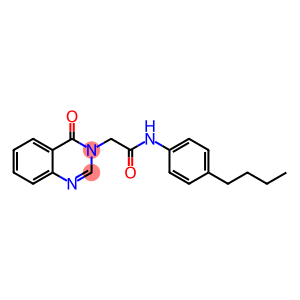 N-(4-butylphenyl)-2-(4-oxo-3(4H)-quinazolinyl)acetamide