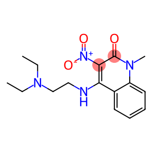 4-((2-(diethylamino)ethyl)amino)-1-methyl-3-nitroquinolin-2(1H)-one