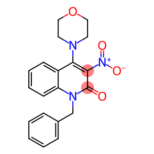 1-benzyl-4-morpholino-3-nitroquinolin-2(1H)-one