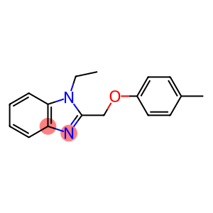 1-ethyl-2-(4-methylphenoxymethyl)-1H-1,3-benzodiazole