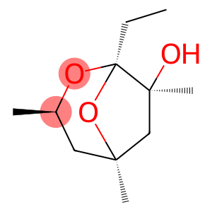 2,8-Dioxabicyclo[3.2.1]octan-7-ol,1-ethyl-3,5,7-trimethyl-,(1R,3R,5R,7S)-rel-(9CI)