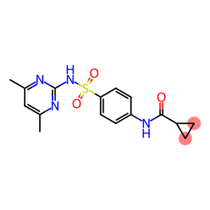 N-{4-[(4,6-dimethylpyrimidin-2-yl)sulfamoyl]phenyl}cyclopropanecarboxamide