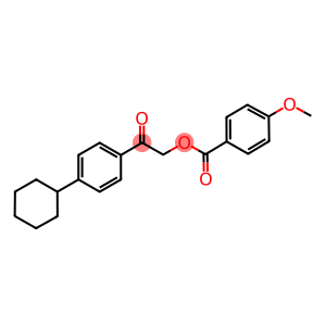 2-(4-cyclohexylphenyl)-2-oxoethyl 4-methoxybenzoate