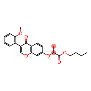 butyl 2-{[3-(2-methoxyphenyl)-4-oxo-4H-chromen-7-yl]oxy}propanoate