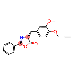 4-[3-methoxy-4-(2-propynyloxy)benzylidene]-2-phenyl-1,3-oxazol-5(4H)-one