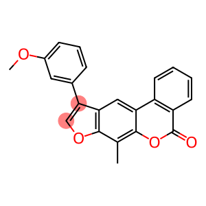 10-(3-methoxyphenyl)-7-methyl-[1]benzofuro[6,5-c]isochromen-5-one