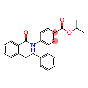 isopropyl 4-{[2-(2-phenylethyl)benzoyl]amino}benzoate