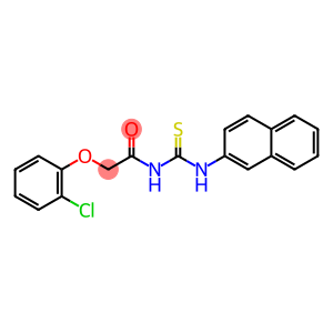 2-(2-chlorophenoxy)-N-(naphthalen-2-ylcarbamothioyl)acetamide