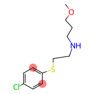 N-{2-[(4-Chlorophenyl)Sulfanyl]Ethyl}-3-Methoxy-1-Propanamine