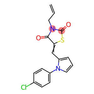 3-allyl-5-{[1-(4-chlorophenyl)-1H-pyrrol-2-yl]methylene}-1,3-thiazolidine-2,4-dione