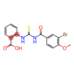 2-[[[(3-BROMO-4-METHOXYBENZOYL)AMINO]THIOXOMETHYL]AMINO]-BENZOIC ACID
