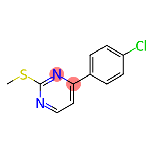 4-(4-Chlorophenyl)-2-methylthiopyrimidine