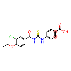 4-({[(3-chloro-4-ethoxyphenyl)carbonyl]carbamothioyl}amino)benzoic acid
