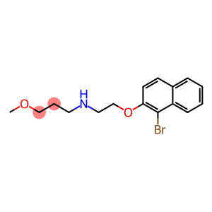 N-(2-[(1-BROMO-2-NAPHTHYL)OXY]ETHYL)-3-METHOXYPROPAN-1-AMINE