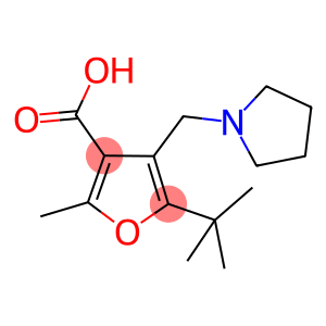 5-TERT-BUTYL-2-METHYL-4-PYRROLIDIN-1-YLMETHYL-FURAN-3-CARBOXYLIC ACID