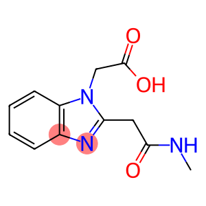 1H-Benzimidazole-1-acetic acid, 2-[2-(methylamino)-2-oxoethyl]-