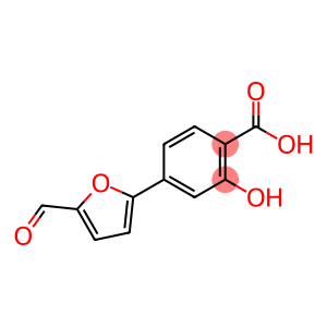 4-(5-FORMYL-FURAN-2-YL)-2-HYDROXY-BENZOIC ACID