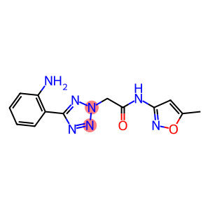 2-[5-(2-AMINO-PHENYL)-TETRAZOL-2-YL]-N-(5-METHYL-ISOXAZOL-3-YL)-ACETAMIDE