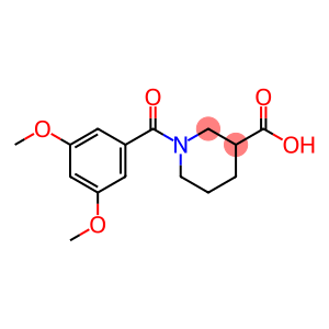 1-(3,5-dimethoxybenzoyl)piperidine-3-carboxylic acid