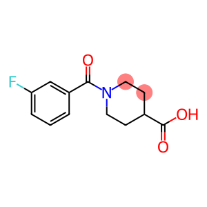 1-(3-fluorobenzoyl)isonipecotic acid