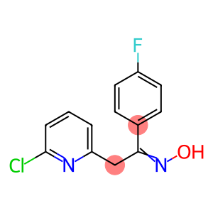 Ethanone, 2-(6-chloro-2-pyridinyl)-1-(4-fluorophenyl)-, oxime