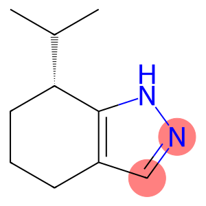 1H-Indazole, 4,5,6,7-tetrahydro-7-(1-methylethyl)-, (7R)-