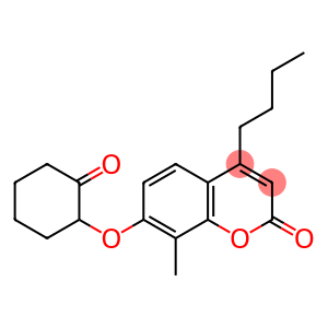 4-butyl-8-methyl-7-(2-oxocyclohexyl)oxychromen-2-one