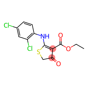 ethyl 2-[(2,4-dichlorophenyl)amino]-4-oxo-4,5-dihydrothiophene-3-carboxylate