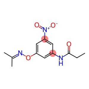 N-(3-nitro-5-{[(1-methylethylidene)amino]oxy}phenyl)propanamide