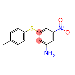 3-[(4-甲基苯基)硫代]-5-硝基苯胺