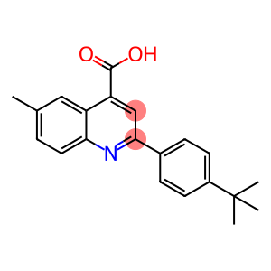 2-(4-叔丁基苯基)-6-甲基-喹啉-4-羧酸