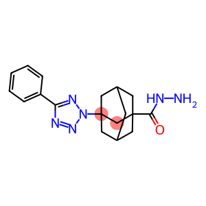 3-(5-phenyl-2H-tetraazol-2-yl)adamantane-1-carbohydrazide